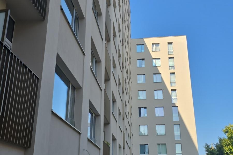 The apartment building in Antwerp bought with EstaVera's guidance